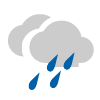 Très nuageux avec pluie